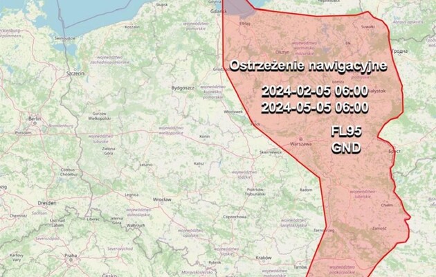 A Polónia emitiu um alerta sobre possíveis 