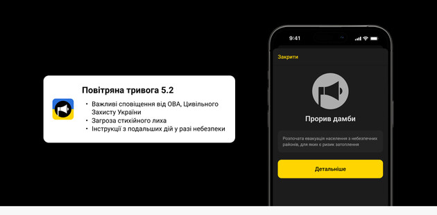 Розробники оновили застосунок “Повітряна тривога”: що змінилося