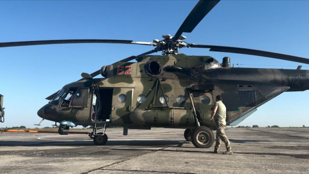 Російський Мі-8, який перегнали в Україну під час операції "Синиця" 