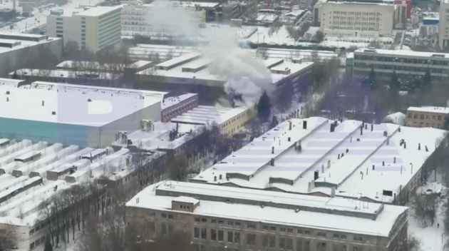 В Москве сегодня горел завод МиГов