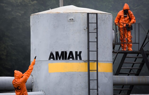 Ціна на аміак знизилась: скільки вдалося продати з залишків українського аміакопроводу