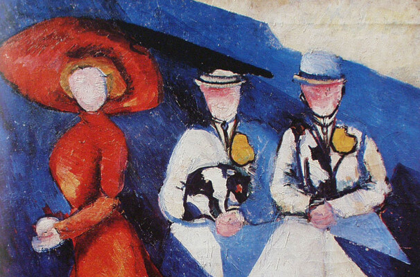 «Три жіночі постаті», Олександра Екстер, 1909-1910