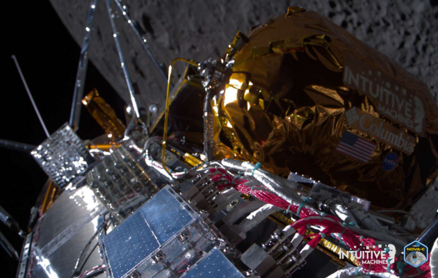 Odysseus сделал фото на Луне