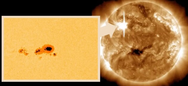 На Солнце появилось самое большое за несколько лет пятно