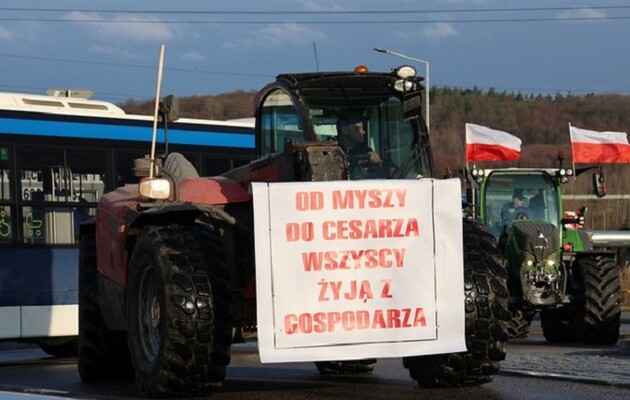 Блокада кордону: польські фермери не пропускають жодної вантажівки на “Шегинях”