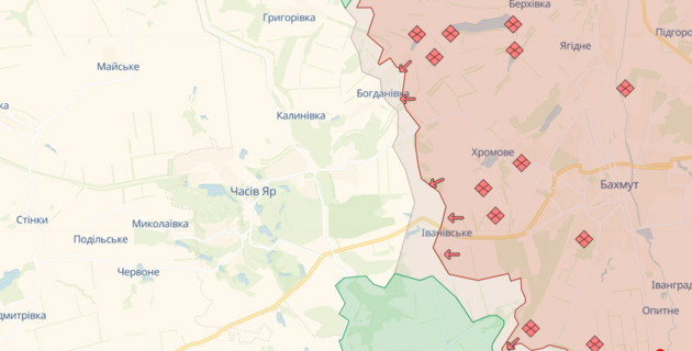 Жестокие бои под Бахмутом: российские войска пытаются захватить Ивановское и Богдановку