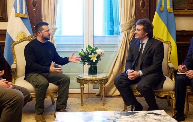 Президент Аргентини Хав'єр Мілей відвідає Україну