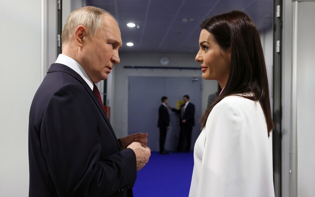 Vladimir Putin and Eugenia Gutsul