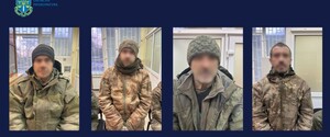 В Україні засудили чотирьох російських військових, яких взяли в полон торік