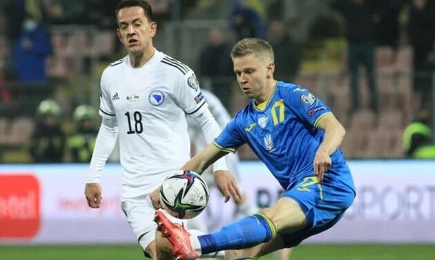 Букмекеры сделали прогноз на матч отбора Евро-2024 Босния и Герцеговина – Украина