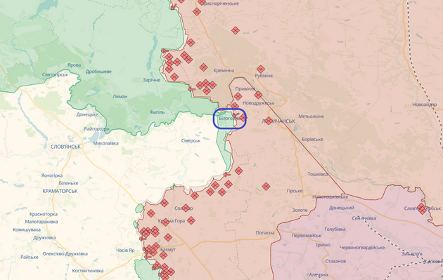 Россияне активизировали штурмы Белогоровки в Луганской области