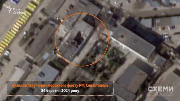 З’явилися супутникові знімки місця ракетного удару ЗСУ по об’єкту Чорноморського флоту у Севастополі