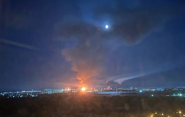 Удар по Новокуйбышевскому НПЗ 23 марта