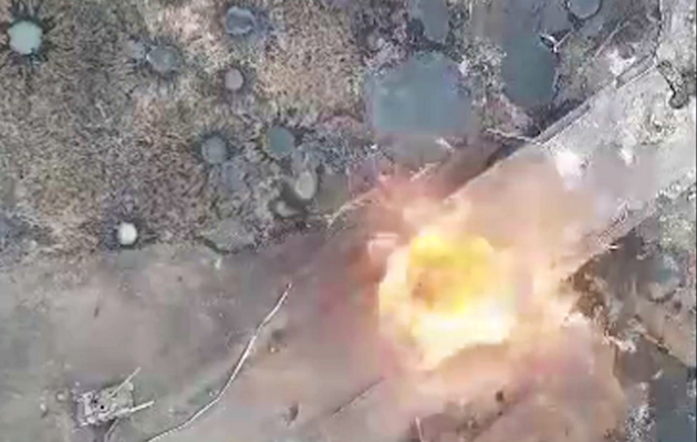Робот-камикадзе уничтожил российскую переправу в Донецкой области