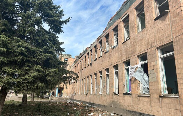 Россияне разрушили здание 