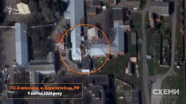 Появились спутниковые снимки удара по авиазаводу в России