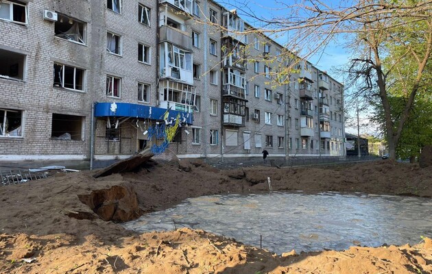 Російські окупанти вдарили по центру Слов’янська