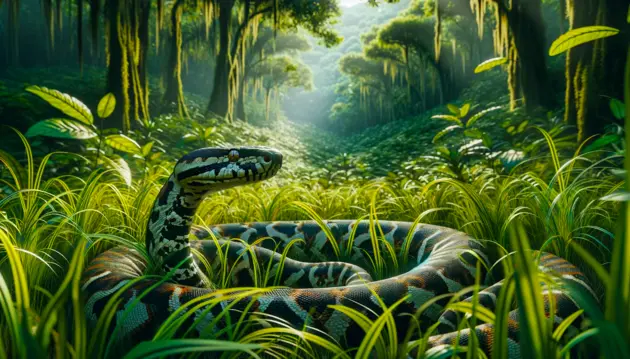 Ученые нашли останки гигантской змеи