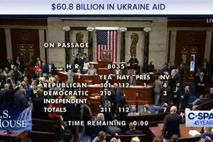 Палата представителей США проголосовала за пакет помощи Украине