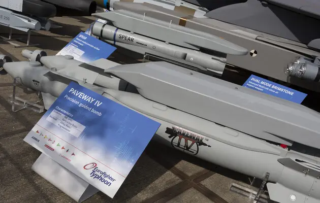 Украина может получить от Британии авиабомбы Paveway IV: что о них известно