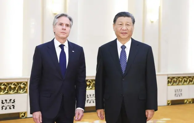 Блінкен зустрівся з Сі Цзіньпіном, порушив питання підтримки Китаєм РФ у війні проти України 