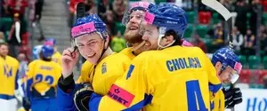 Сборная Украины по хоккею одержала вторую подряд разгромную победу на чемпионате мира