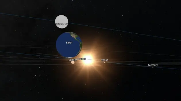 Едва не столкнулись: астероид размером с машину подлетел очень близко к Земле