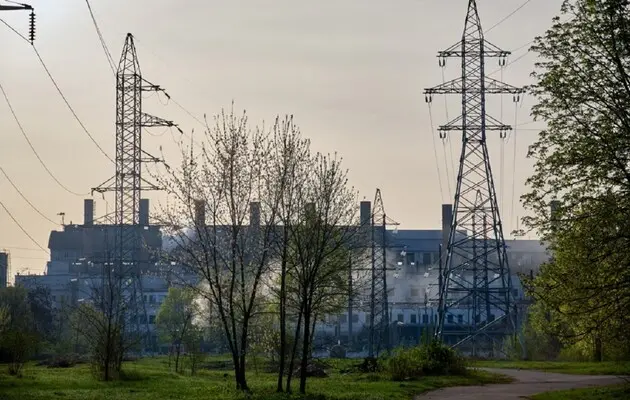 Уничтоженная ТЭС в Харькове