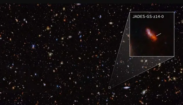 «Джеймс Уэбб» нашел две самые старые галактики, известные на данный момент