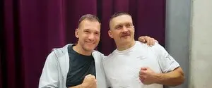 Усик и Андрей Шевченко побывали на финале Лиги чемпионов в Лондоне