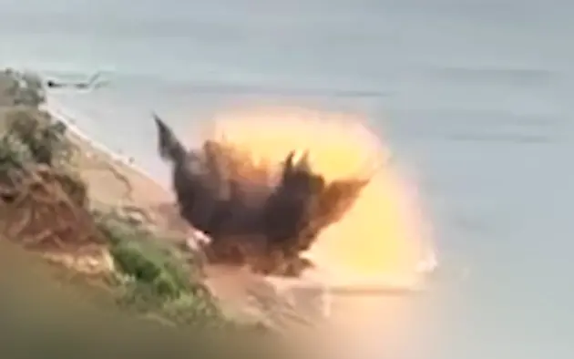 На побережье Одесщины раздался взрыв: ВМС обезвредили мину