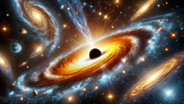 Астрономи зафіксували неочікуване пробудження гігантської чорної діри в сузір'ї Діви 
