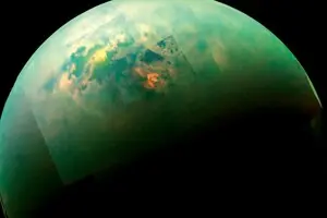 У метанових озерах супутника Сатурна помітили гігантські хвилі