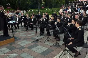 В Киеве состоялся концерт «Файний Франко Фьюжн», в котором приняли участие более 100 музыкантов и артистов
