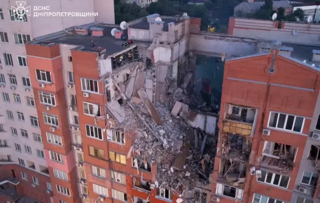Ракетный удар по девятиэтажке в Днепре: выросло количество пострадавших