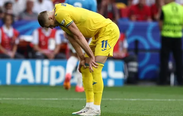 Два футболісти збірної України потрапили до списку головних розчарувань Євро-2024