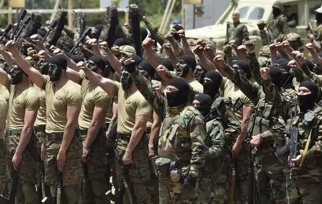 Бойцы «Хезболлы»