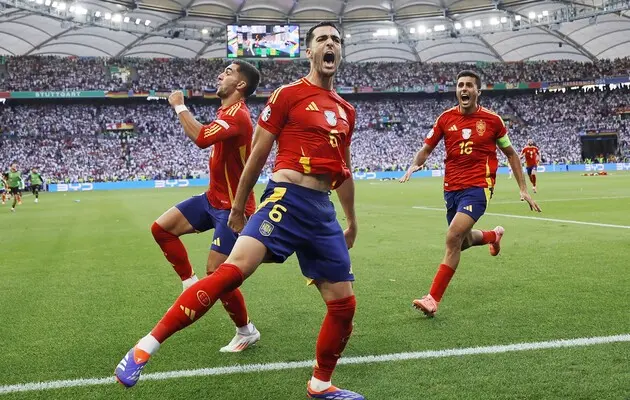 Испания вырвала победу у Германии в экстра-тайме и вышла в полуфинал Евро-2024