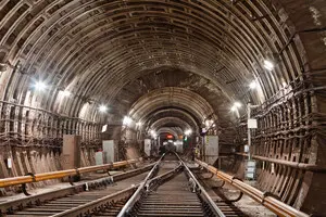 В Киеве остановили движение поездов на наземной части «красной» линии метро
