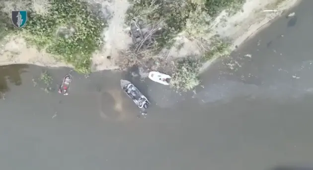 ССО на юге сожгли полтора десятка российских лодок