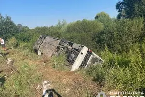 В Тернопольской области перевернулся автобус с паломниками