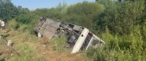 В Тернопольской области перевернулся автобус с паломниками