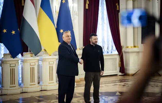 Зеленский считает визит Орбана в Украину положительным фактором