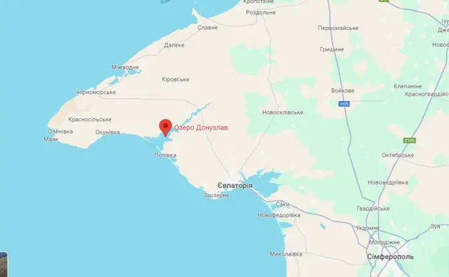 Комбінована атака з повітря та моря:  в Криму атакували базу берегової охорони на озері Донузлав