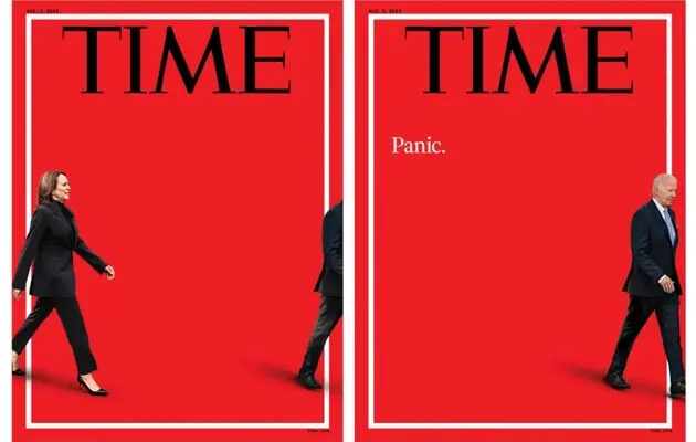 Журнал Time показав нову обкладинку на тлі відмови Байдена від участі у виборах