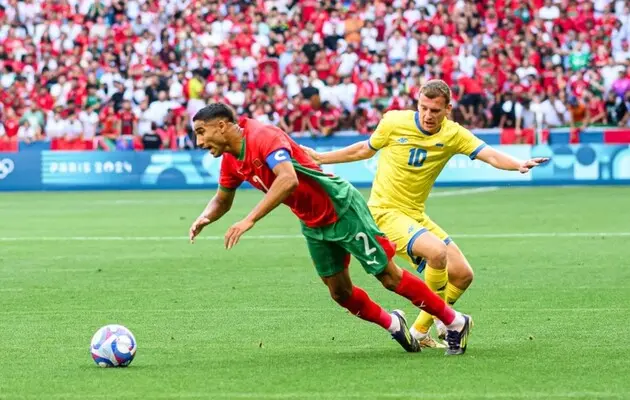 Україна у меншості обіграла Марокко на футбольному турнірі Олімпіади-2024