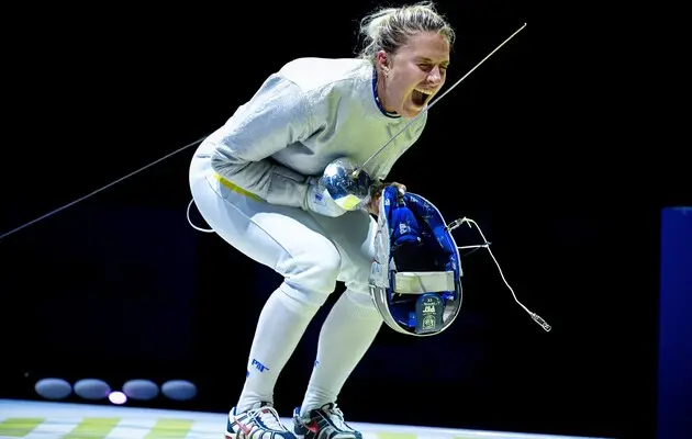 Звездная украинская фехтовальщица Харлан выступит в бронзовом финале Олимпиады-2024