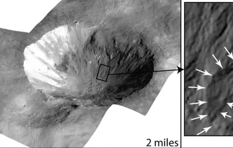 Ученые объяснили появление загадочных «следов» на астероиде Веста: что это такое