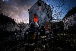 У п'яти районах Київської області внаслідок атаки дронів-камікадзе зафіксовано пошкодження 