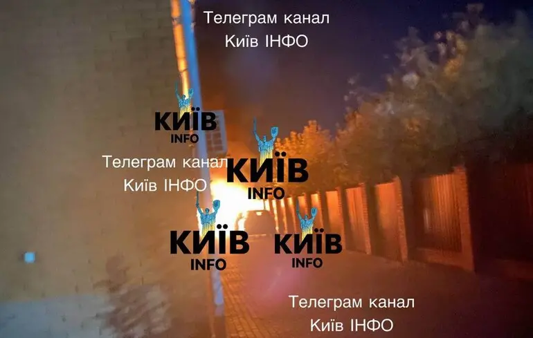 На Киев упали обломки сбитых беспилотников – в КГВА рассказали о последствиях